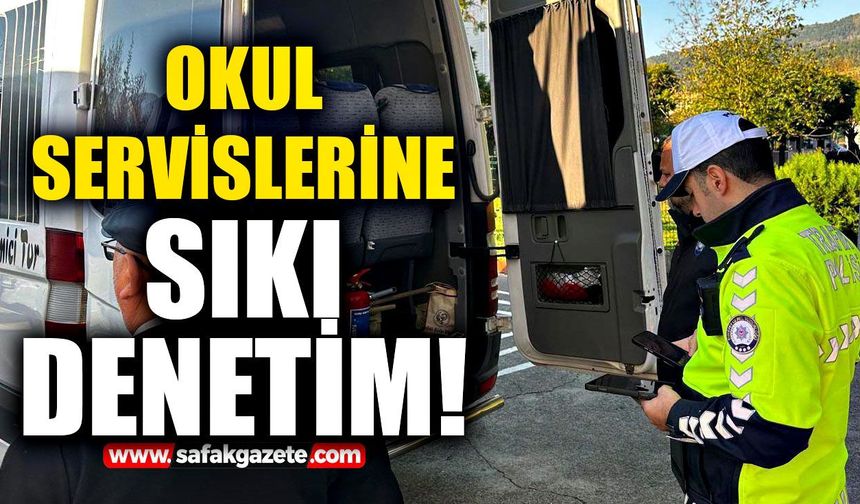 Devrek’te okul servislerine sıkı denetim!