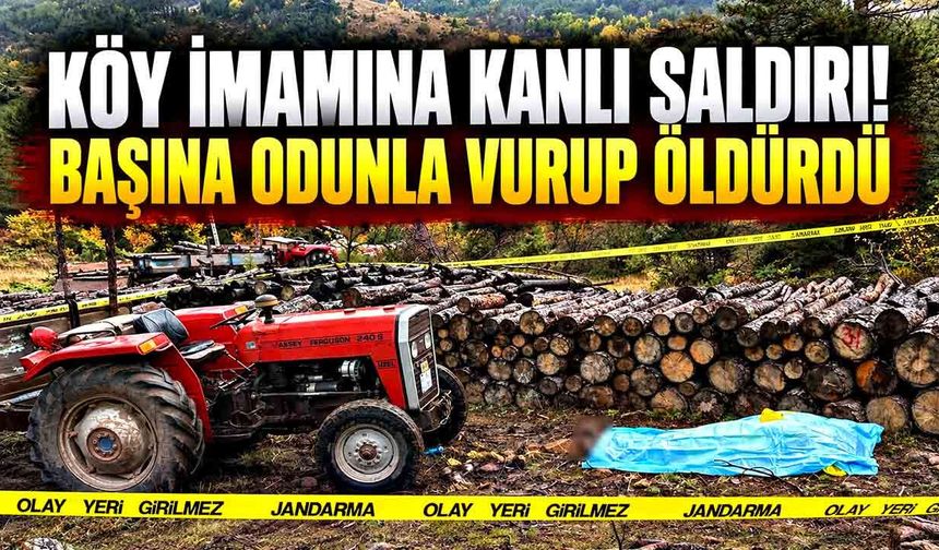 Kastamonu'da korkunç cinayet! 40 yaşındaki imam odunla öldürüldü