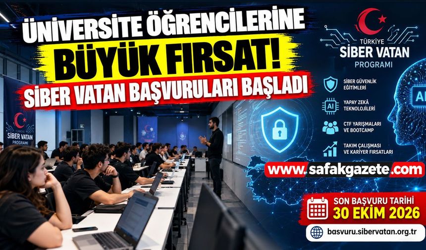 Üniversite öğrencilerine Siber Vatan fırsatı! Başvurular başladı