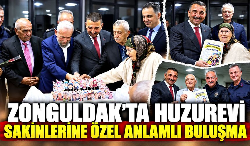 Zonguldak’ta huzurevi sakinlerine özel anlamlı buluşma
