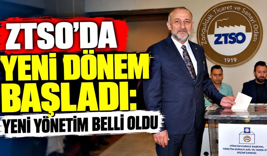 ZTSO’da yeni dönem başladı: Yeni yönetim belli oldu