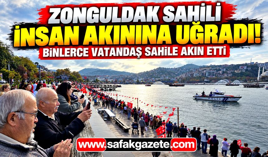 Zonguldak sahili insan akınına uğradı! Binlerce vatandaş sahile akın etti