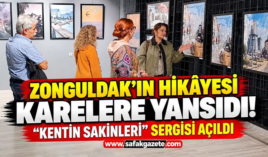 Zonguldak’ın hikâyesi karelere yansıdı! “Kentin Sakinleri” sergisi açıldı