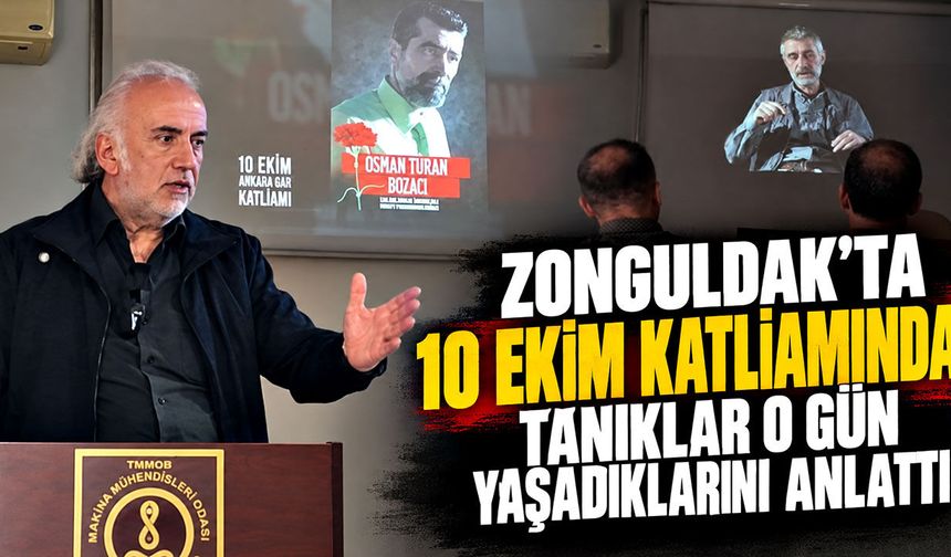 Zonguldak’ta 10 Ekim katliamında tanıklar o gün yaşadıklarını anlattı