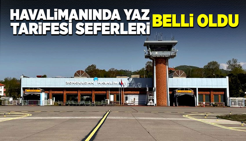 Havalimanında yaz tarifesi seferleri belli oldu