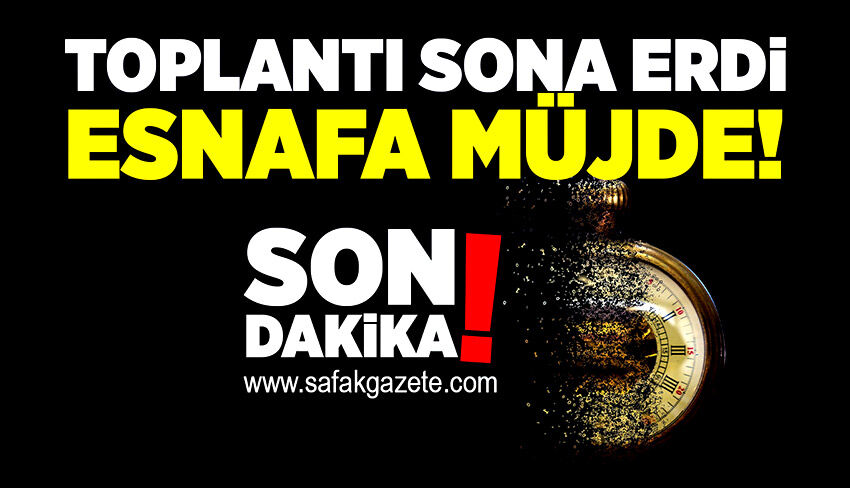 Toplantı sona erdi! Köprü altı esnafına müjde!