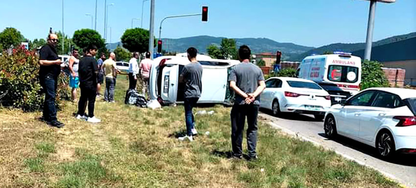 çaycuma sanayi kavşak kaza (2)