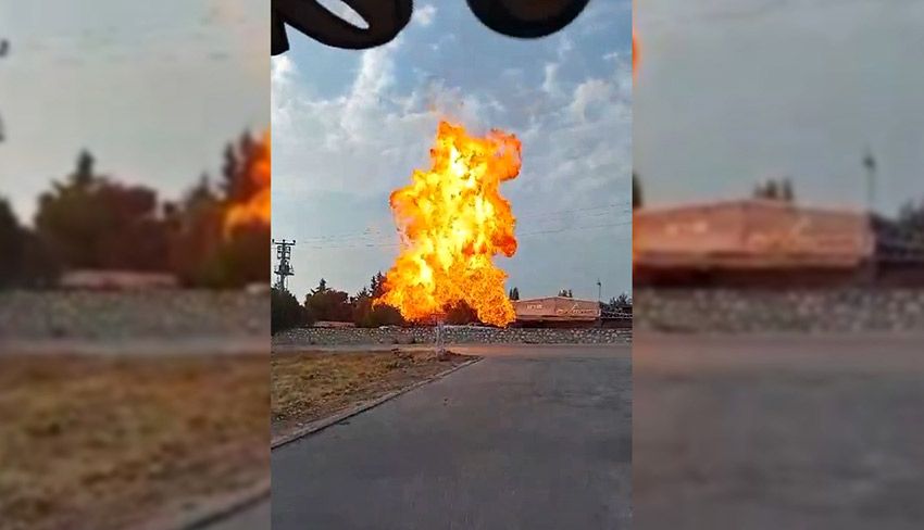 Mobilya fabrikasında patlama anı kameralara yansıdı!