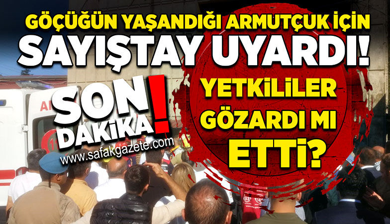 Sayıştay Uyardı! Yetkililer göz ardı mı etti?