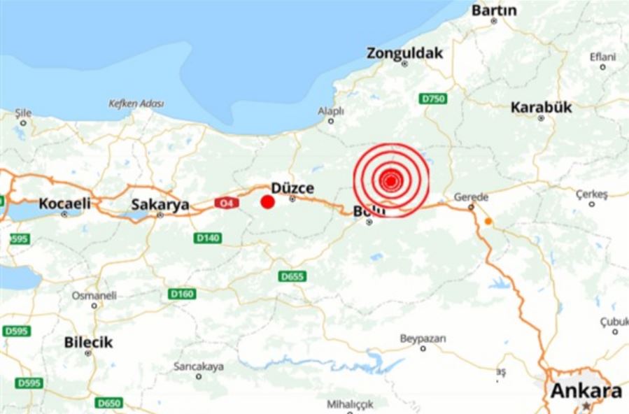 deprem bolu 4.6