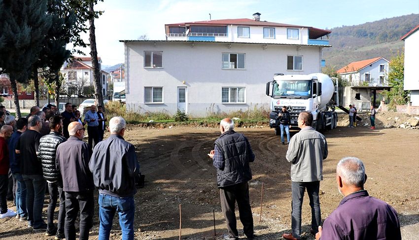 Ayşe Metin Cami’nin temeli atıldı
