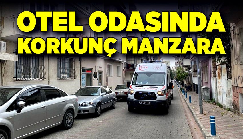 Otel odasında korkunç manzara!