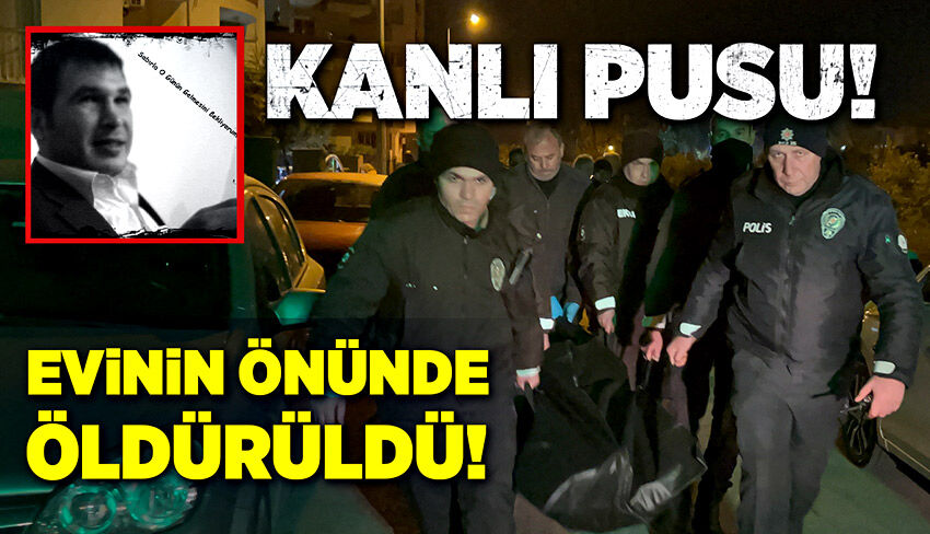 Evinin önünde silahlı saldırıya uğradı!