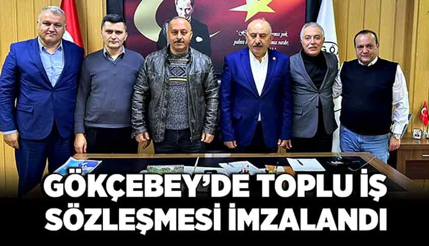 Gökçebey’de toplu sözleşme imzalandı!