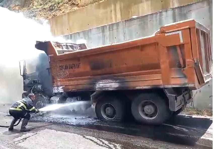 Ankara Yolu Kamyon Yangını (1)