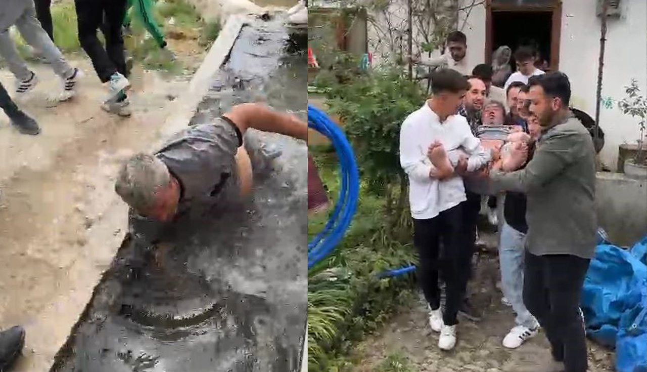 Hıdırellez Bayramı'na Gelmeyen Vatandaş Su Oluğuna Atıldı