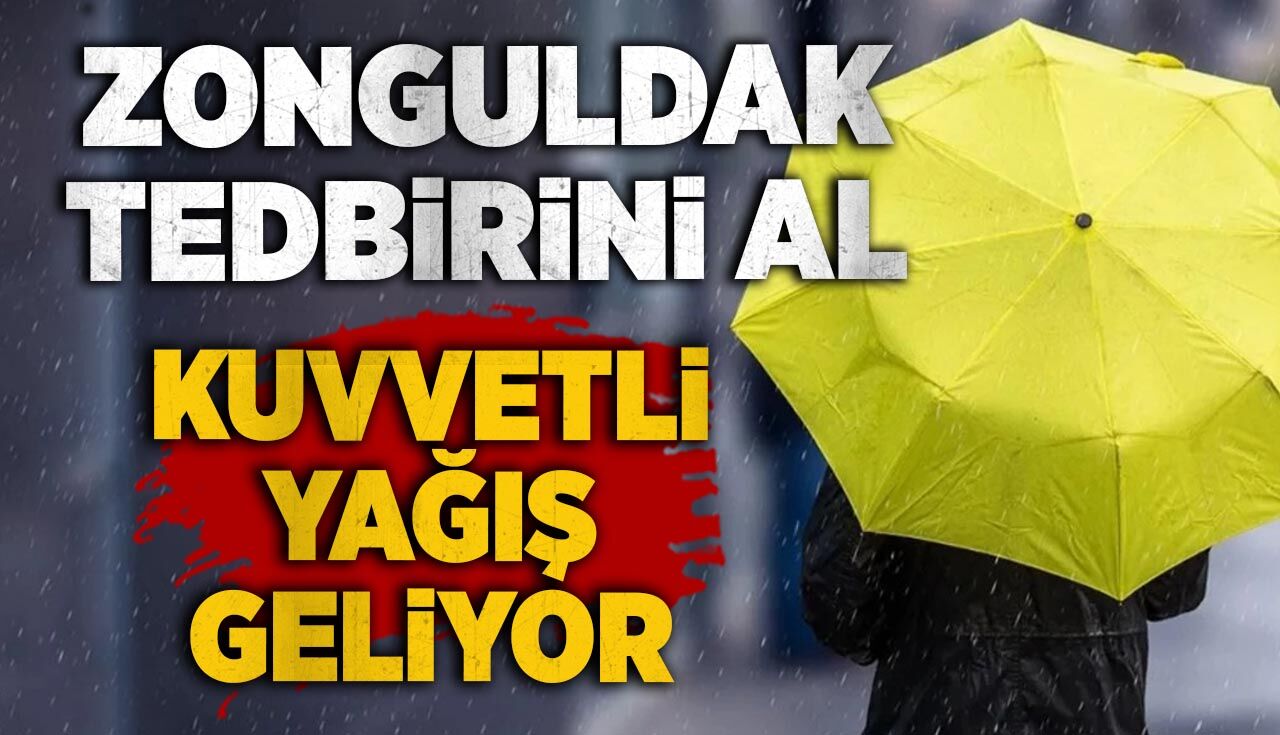Meteoroloji'den Zonguldak'a kuvvetli yağış uyarısı
