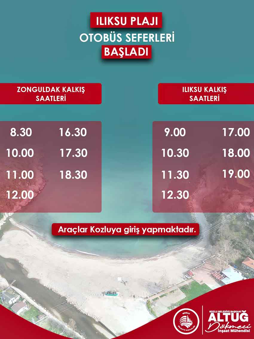 K O Z L U B E L E D İ Y E S İ’ N D E N Y A Z H A M L E S İ I L I K S U P L A J I’ N A S E F E R L E R B A Ş L A D I!