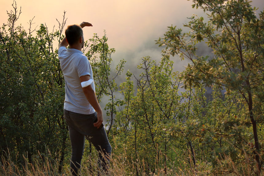 Karabükte Orman Yangınları Havadan Böyle Görüldü (1)