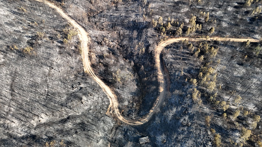 Karabükte Orman Yangınları Havadan Böyle Görüldü (3)