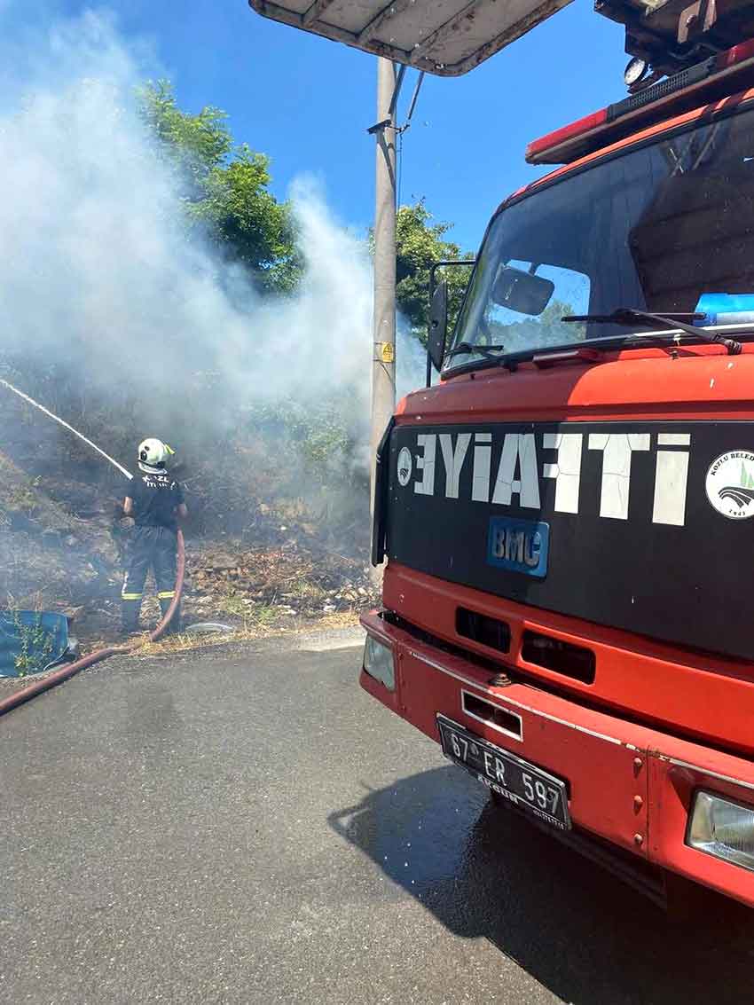 Kozlu Anız Yangını Korkuttu (2)