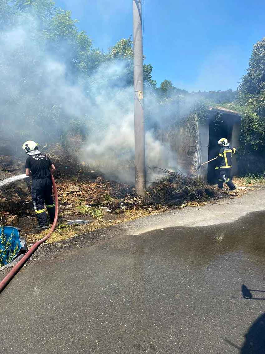 Kozlu Anız Yangını Korkuttu (4)