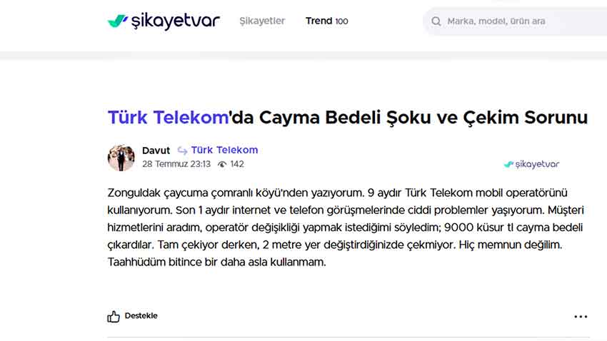 Şi̇kayet Var Çaycuma
