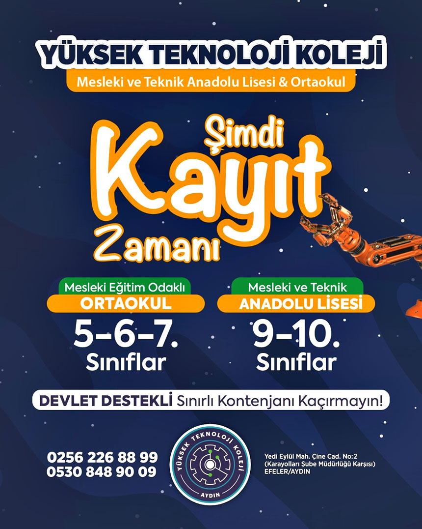 Yüksek Teknoloji Koleji Ortaokulu Açılıyor (1)