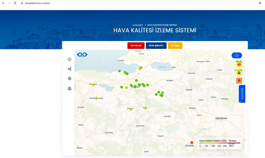 Büyükşehir’den Yangın Noktalarını Anlık Gösteren Sistem (1)