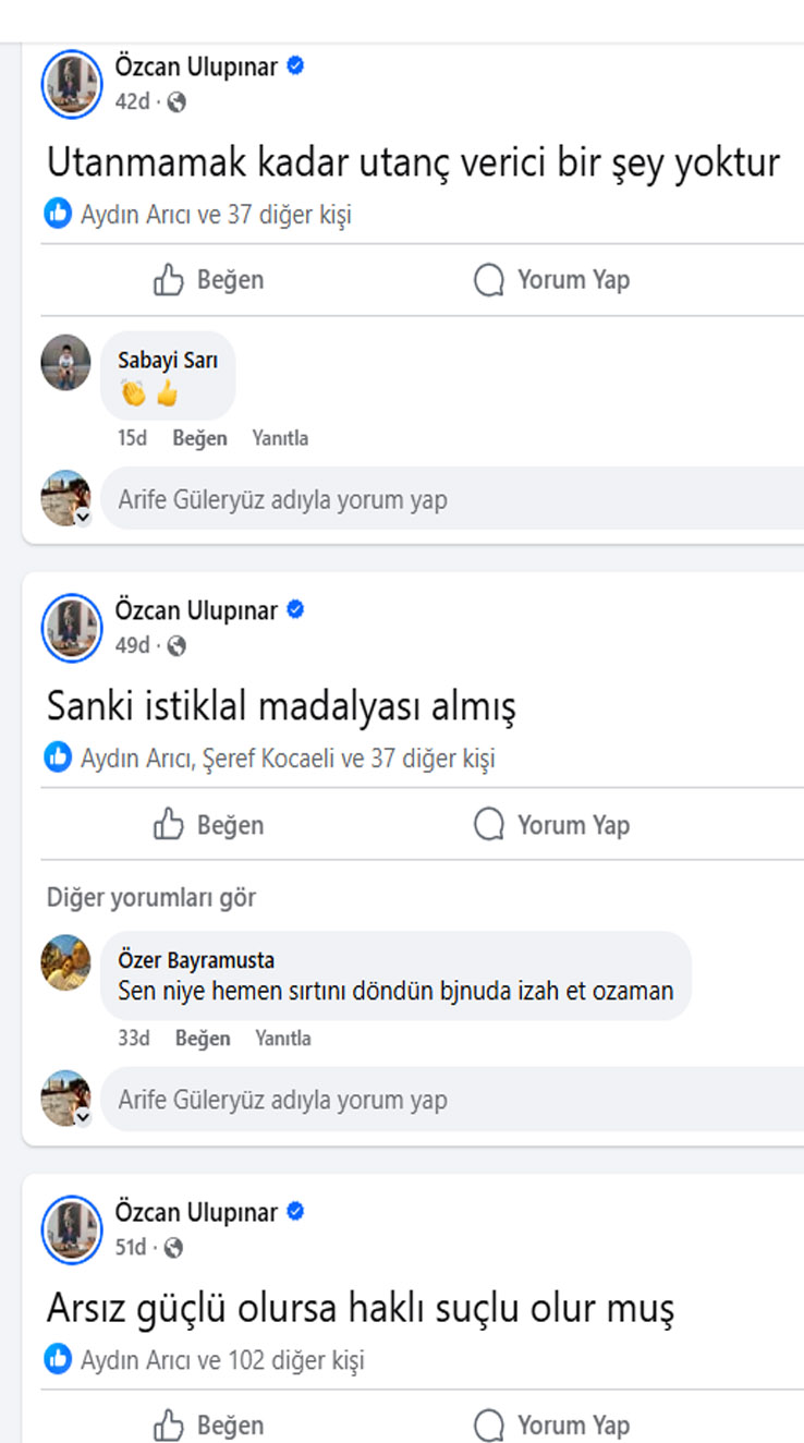 Facebook Özcan Ulupınar