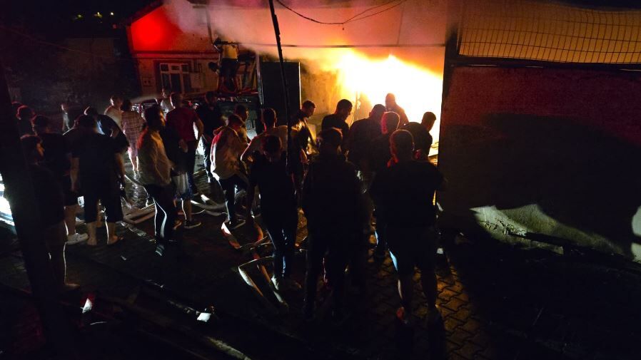 Patlama Sonrasi Yangın