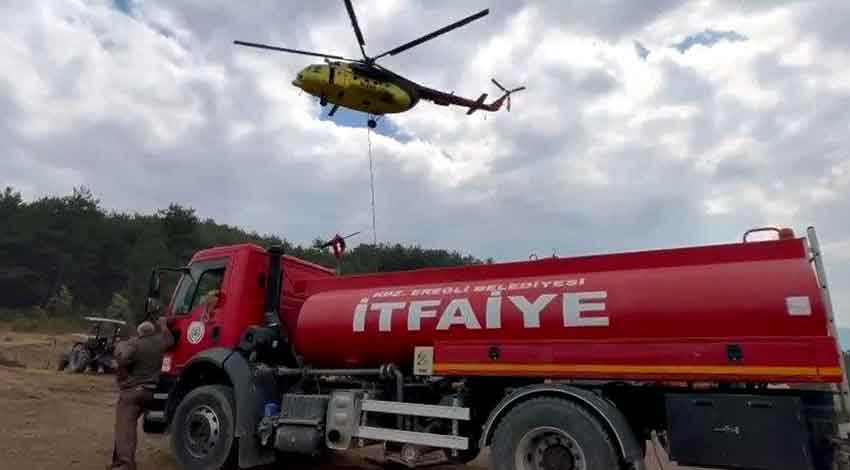 Kastamonu’daki Yangına Giden Itfaiye Aracı Kdz. Ereğli’ye Döndü (1)