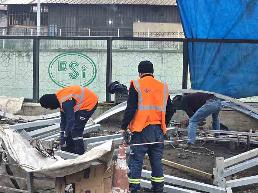 İki̇nci̇ Üst Geçi̇tte Çalişma Sürüyor (1)