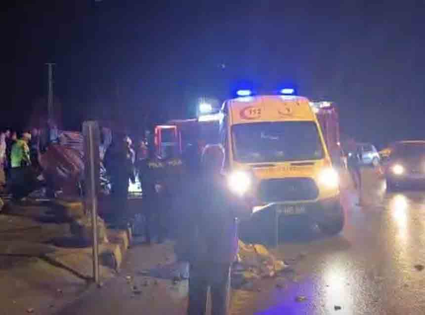 Polisten Kaçan Sürücü Takla Attı (2)