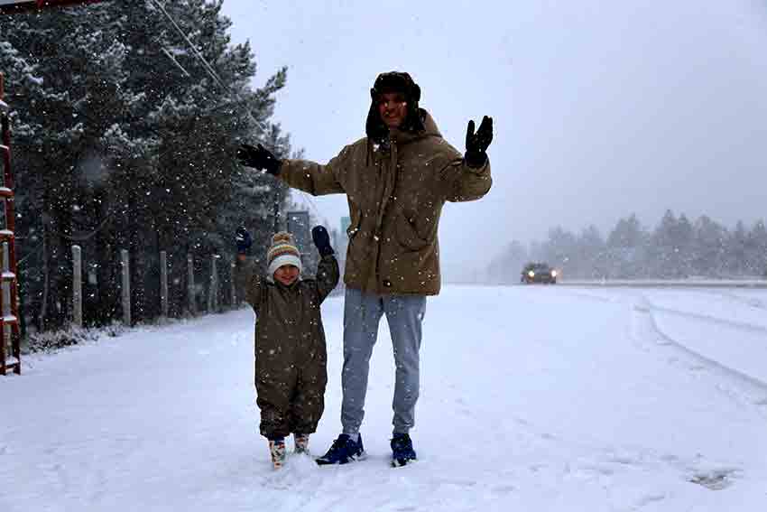 Yoğun Kar Kastamonu’yu Etkisi Altına Aldı 202 Köy Yolu Kapandı (3)