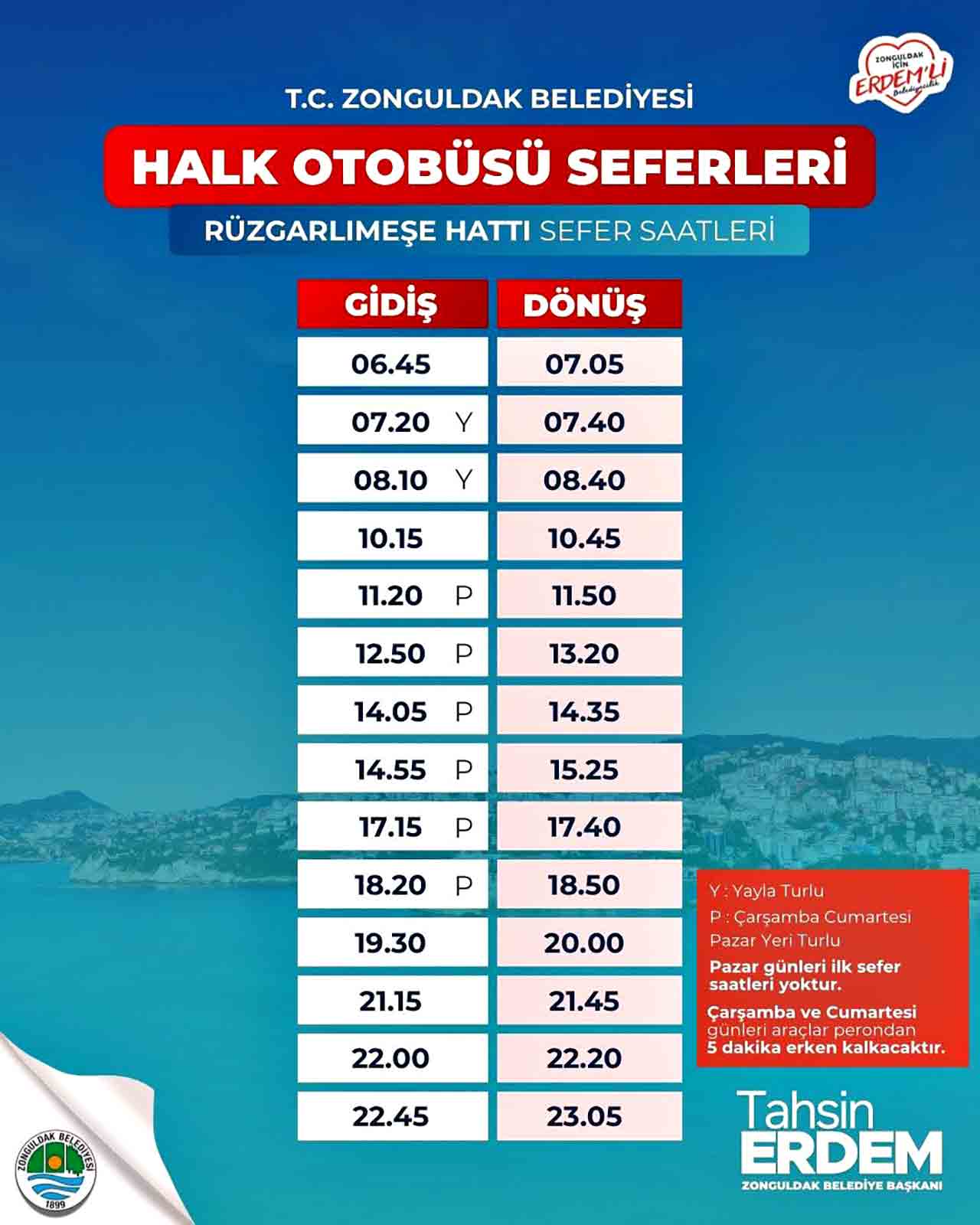 Zonguldak Halk Otobüs Saatleri (4)