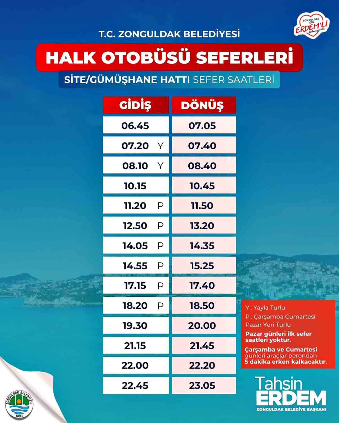 Zonguldak Halk Otobüs Saatleri (5)