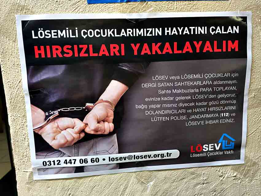 Lösev’den Sahte Bağişçilara Karşi Uyari1