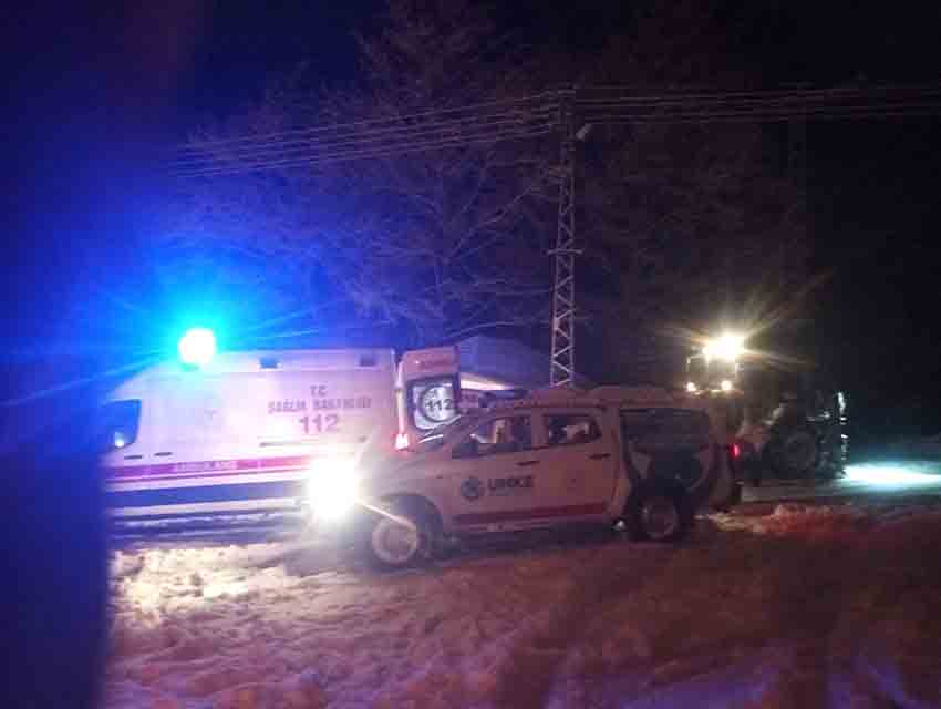 U M K E Ekiplerinden Karla Mücadele Yatalak Hastaya 4 Saatte Ulaştılar! (2)