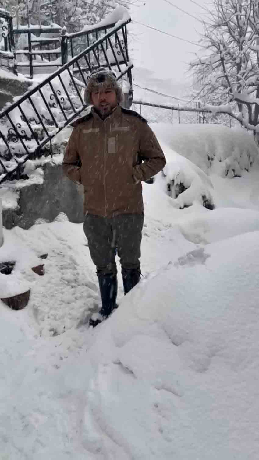 Zonguldak'ta Aç Kalan Kurt Köpek Barınağına Sığındı (1)