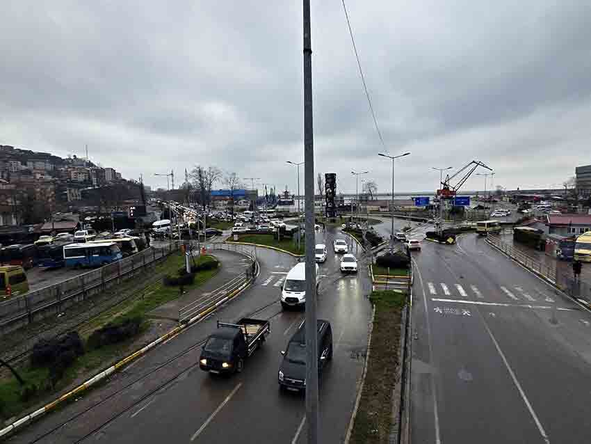 Zonguldak'ta Trafik Kilitlendi! (1)