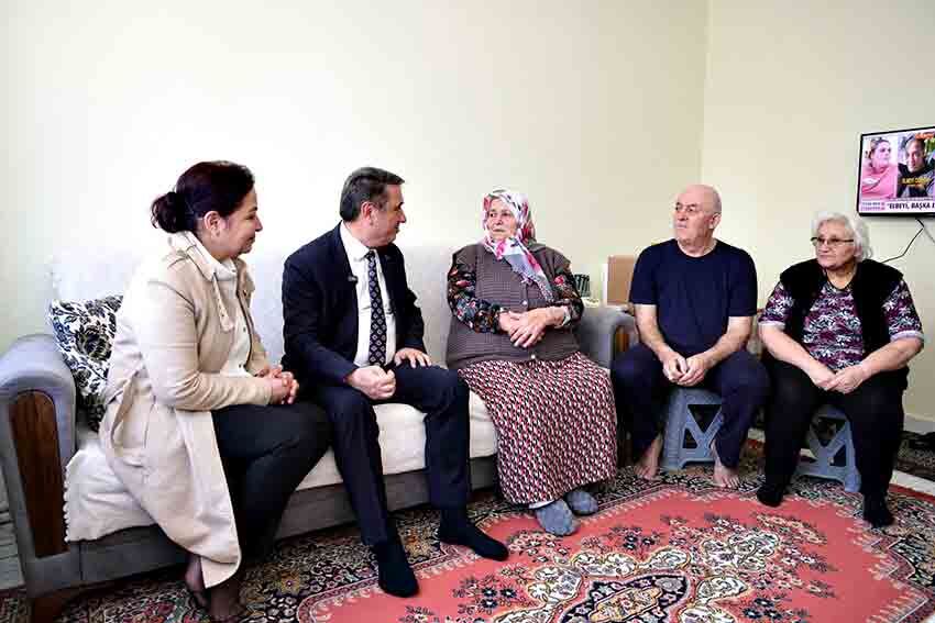 B E L E D İ Y E D E N A İ L E L E R E ‘ P I R I L P I R I L’ D E S T E K Z İ Y A R E T İ (1)