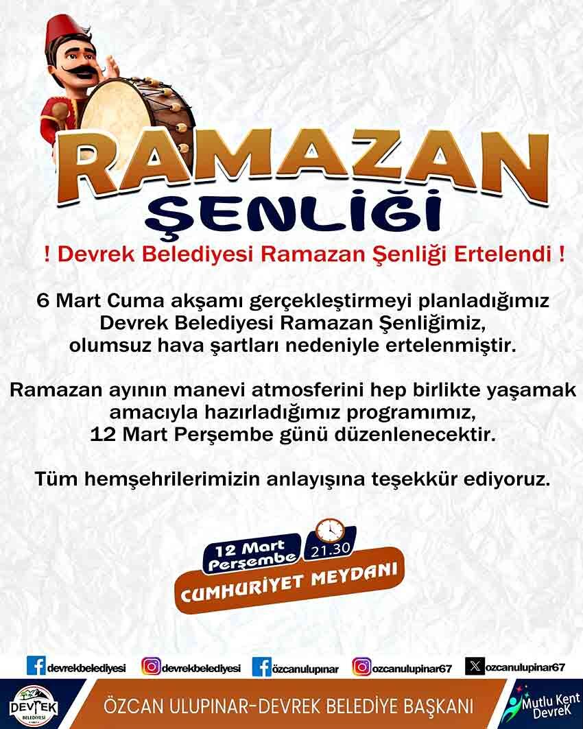 Ramazan Şenliği Olumsuz Hava Şartlarına Takıldı1
