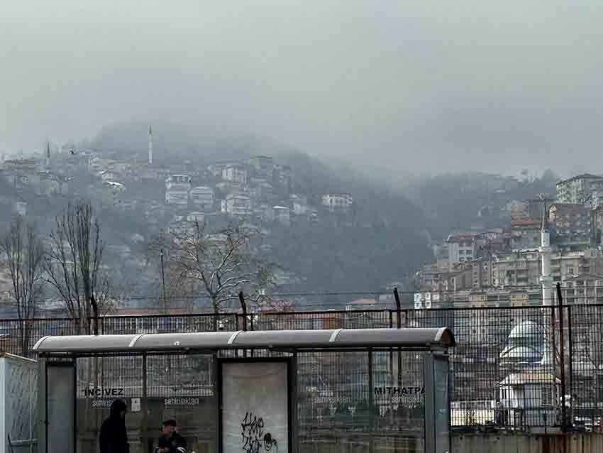 Zonguldak’ta Yüksek Kesimlerde Yoğun Sis (2)