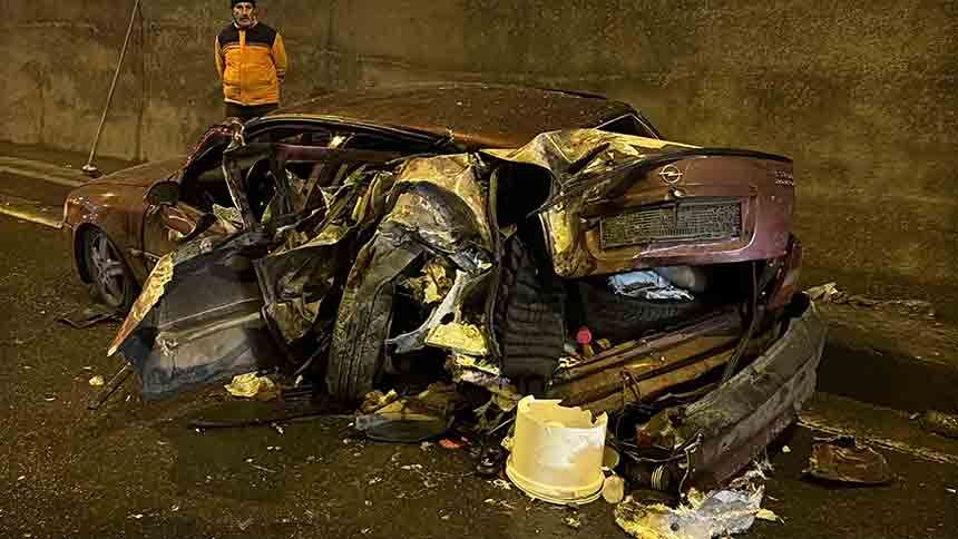 Bolu Dağı Tünelinde Feci Kaza (4)