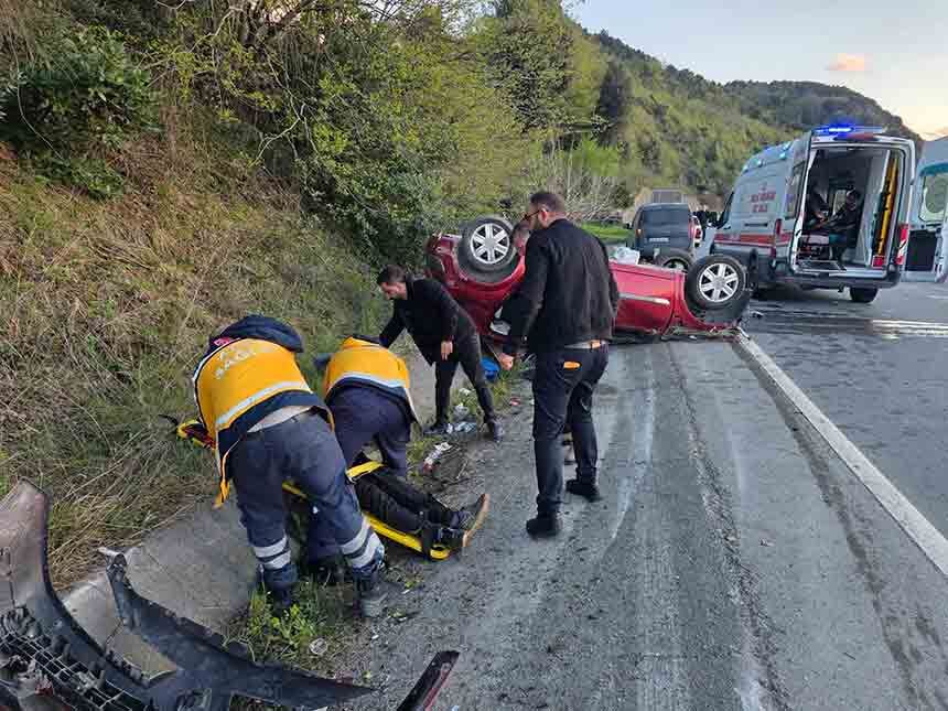 Orman Görevlisi Kaza Yaptı (1)