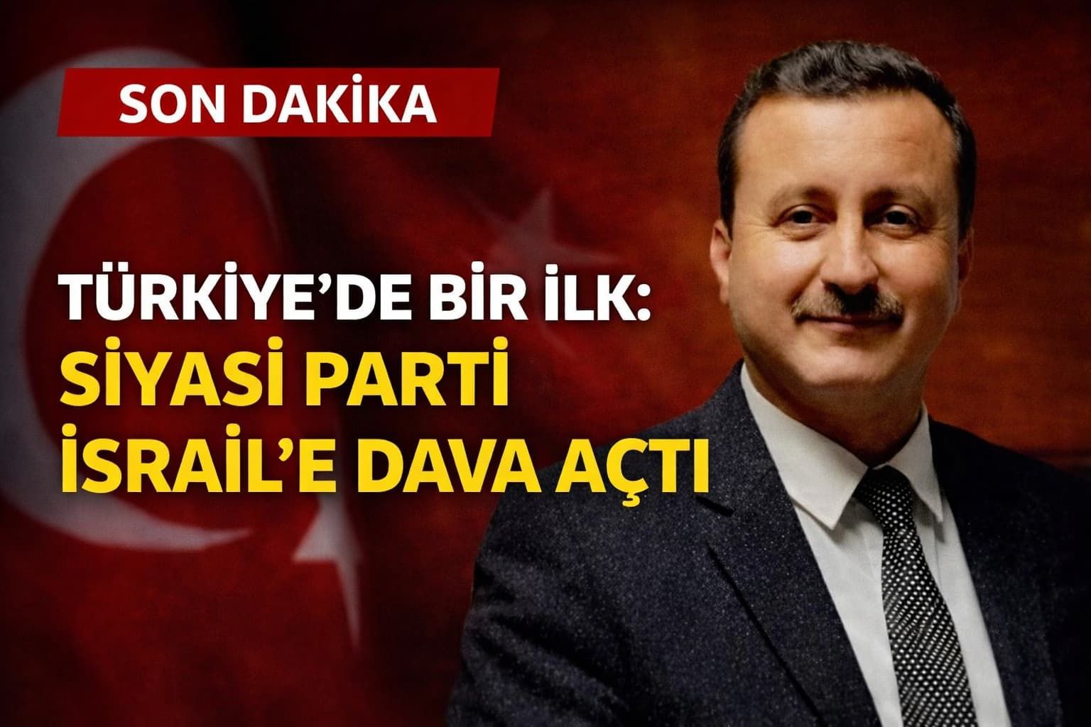 Türkiye’de Bir İlk:  Bir Siyasi Parti İsrail’e Dava Açtı