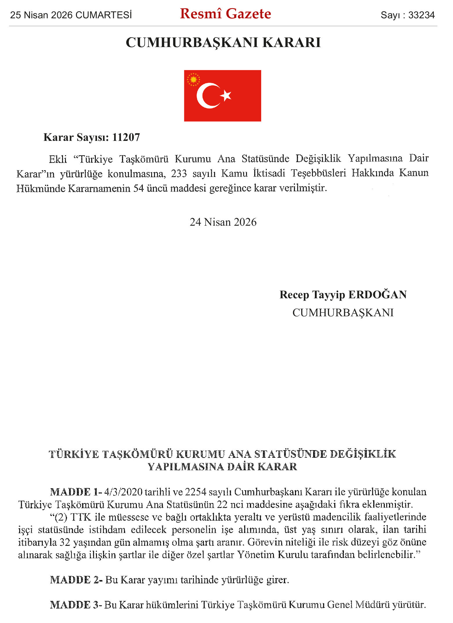 Ttk Resmi Gazete Işçi Alımı-1