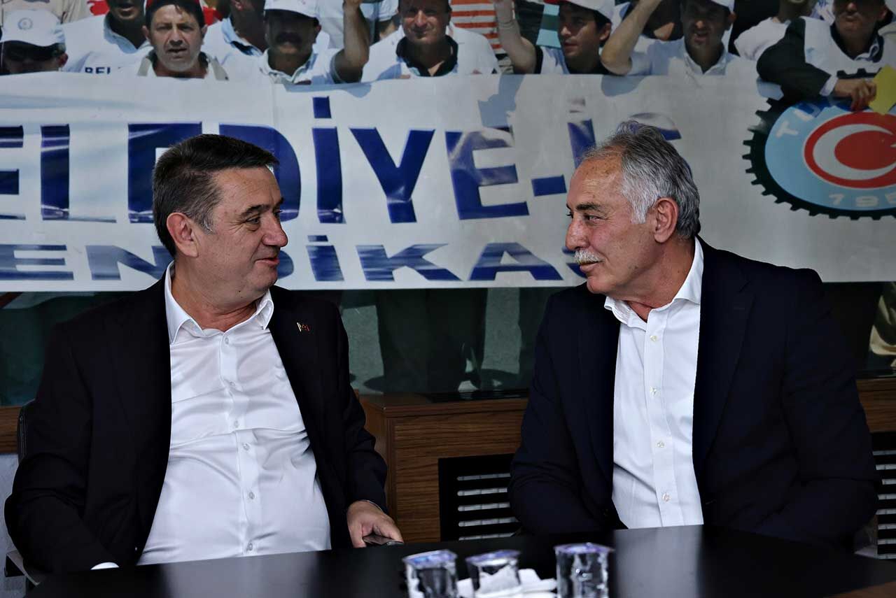 Başkan Tahsin Erdem’den Belediye İş Sendikası’na Bayram Ziyareti (2)