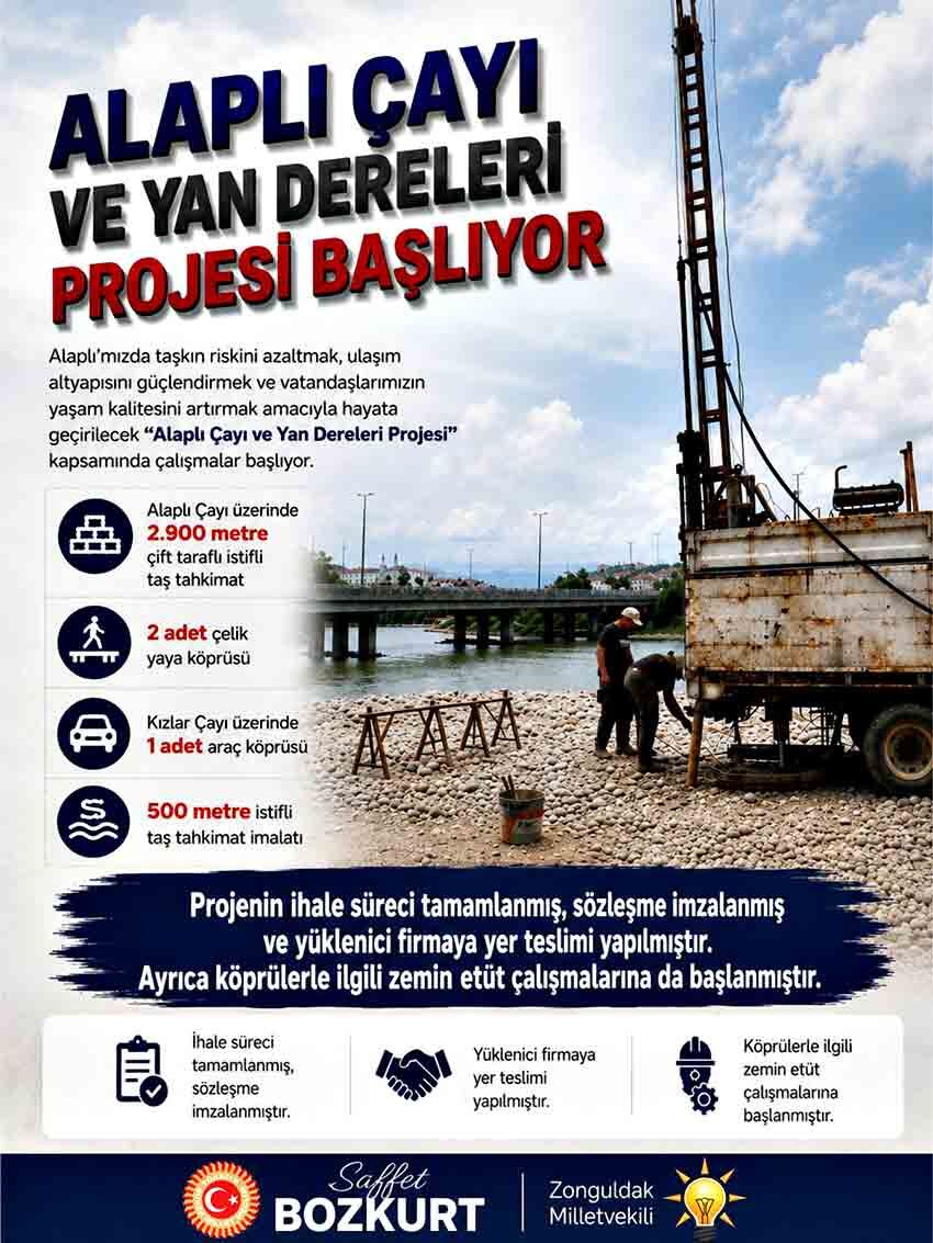 Alaplı Çayı Ve Yan Dereleri Projesi Başlıyor2